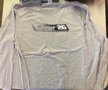 Grey Longsleeve Passin' tech, Cashin' checks